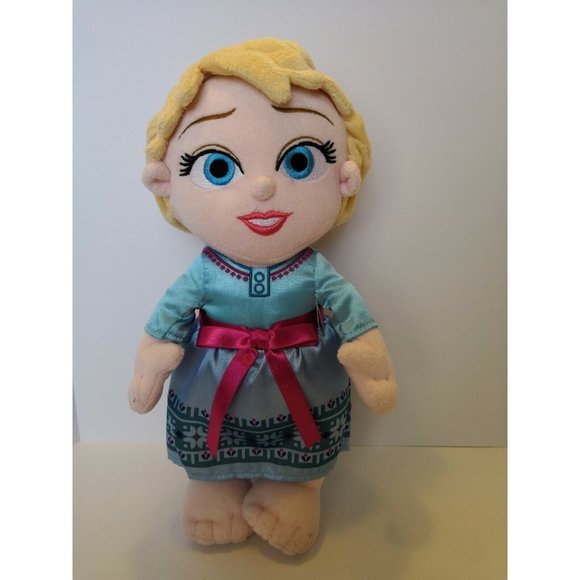Disney Parks Disney's Babies Frozen Princess Elsa Baby Plush Doll 12" - Picture 1 of 4